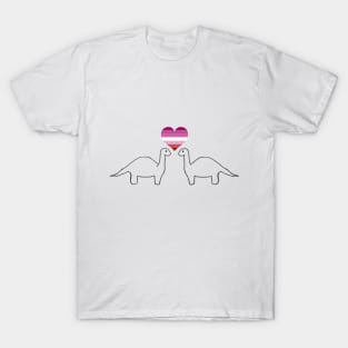 lesbian dinos T-Shirt